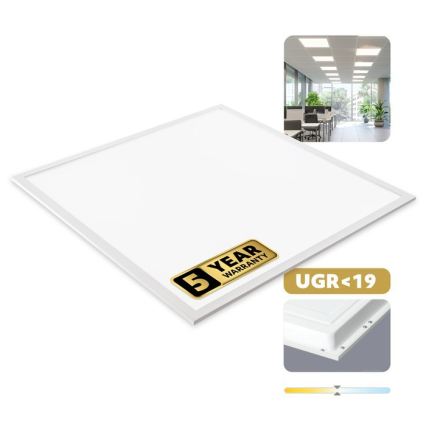 LED ugradni panel DAVRO LED/40W/230V 4000K UGR19 59,5x59,5 cm bela