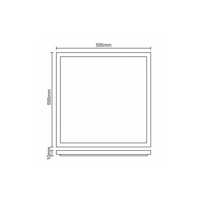 LED ugradni panel LED/40W/230V 4500K