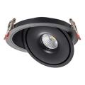 LED ugradni spot 28W/230V 3000/4000/6400K, prečnik 20 cm, crna