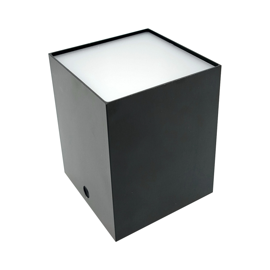 LED ugradni spot LED/5W/230V 3000/4000/6400K 7,5x7,5 cm crna