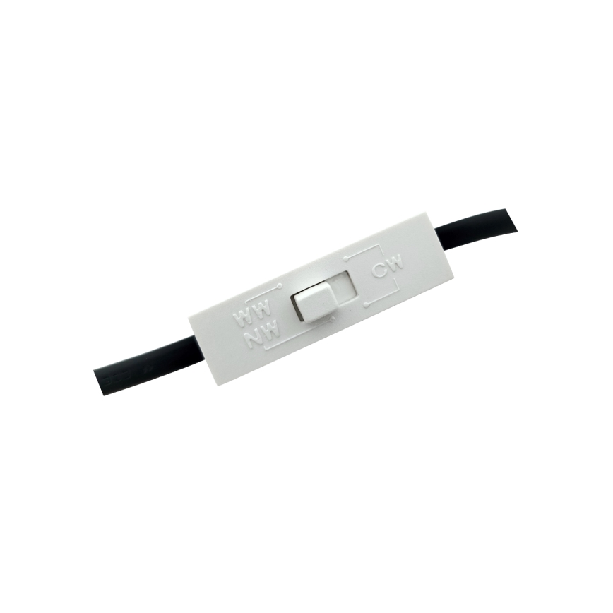 LED ugradni spot LED/5W/230V 3000/4000/6400K 7,5x7,5 cm crna