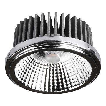 LED ugradni spot reflektor LED/20W/230V 6400K 40°/20° prečnik 11 cm sjajni hrom
