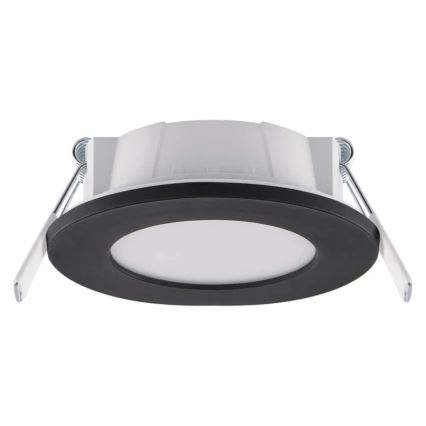 LED kupatilska ugradna svetiljka LORI LED/4,5W/230V IP65 2700/4000K Ø 8,5 cm crna
