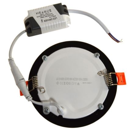 LED ugradno stropno svetlo GERD LED/6W/230V 3000K crna