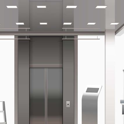 LED ugradno stropno svetlo LED/24W/230V 29,5x29,5 cm 6500K belo