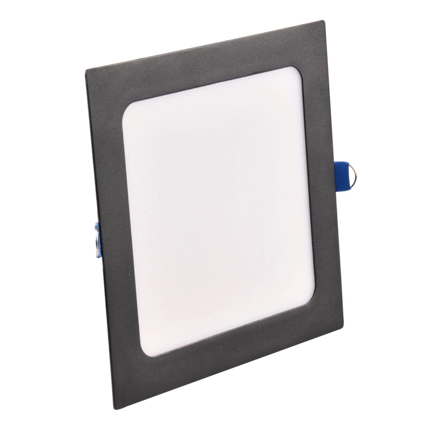 LED ugradno stropno svetlo RIGEL LED/10W/230V 4000K 16,8x16,8 cm crna