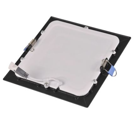 LED ugradno stropno svetlo RIGEL LED/10W/230V 4000K 16,8x16,8 cm crna