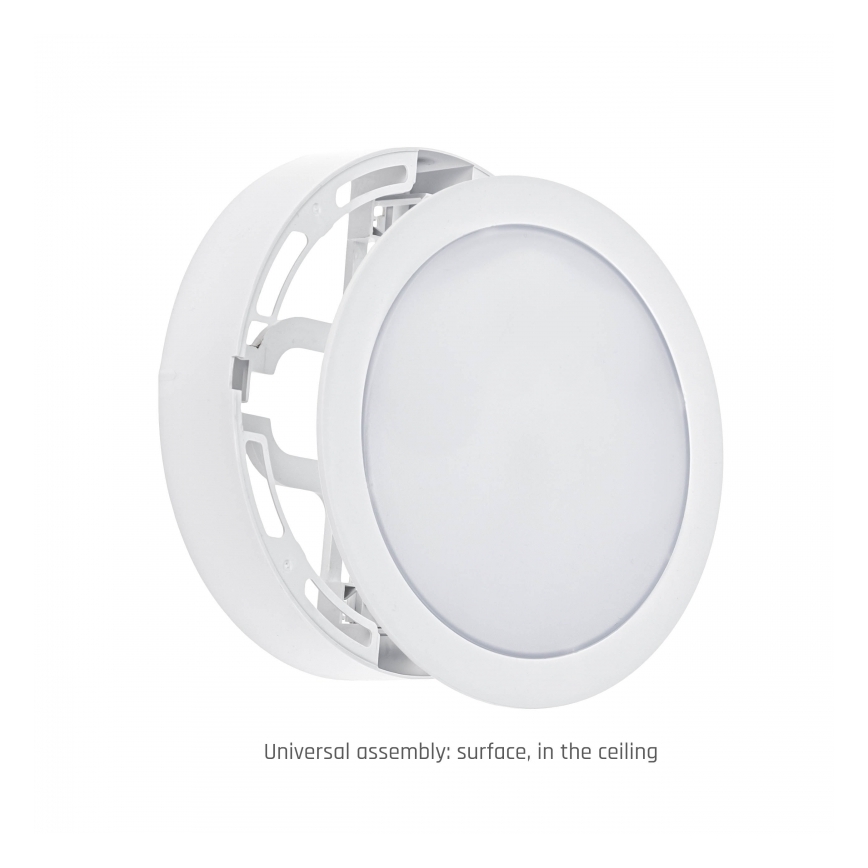 LED ugradno svetlo ALGINE 2u1 LED/12W/230V 4000K bela