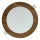 LED ugradno svetlo CIRCLE LED/12W/230V 4200K, prečnik 16,7 cm, braon