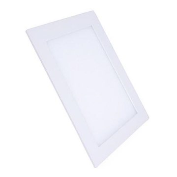 LED ugradno svetlo LED/18W/230V 3000/4000/6000K 22,5x22,5 cm bela