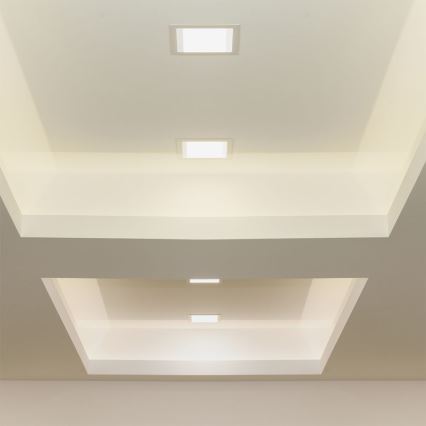 LED ugradno svetlo LED/3W/230V 9x9 cm 6500K bela