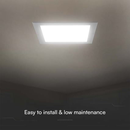 LED ugradno svetlo LED/3W/230V 9x9 cm 6500K bela