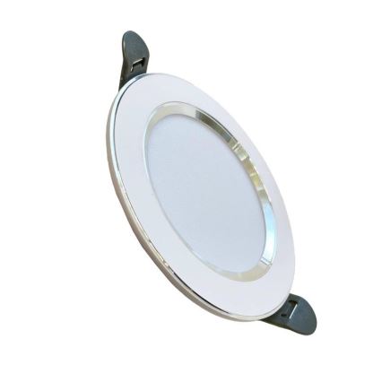 LED ugradno svetlo LED/7,5W/230V 4000K belo/srebrno