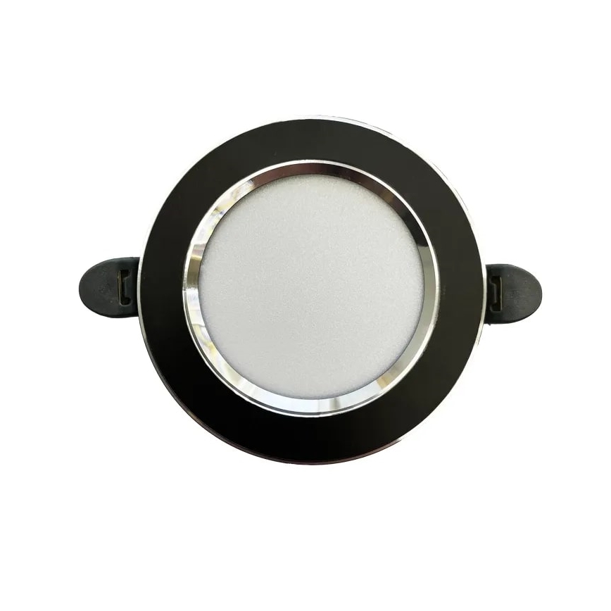 LED ugradno svetlo LED/7,5W/230V 4000K crno/srebrno