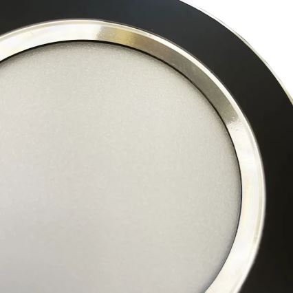 LED ugradno svetlo LED/7,5W/230V 4000K crno/srebrno