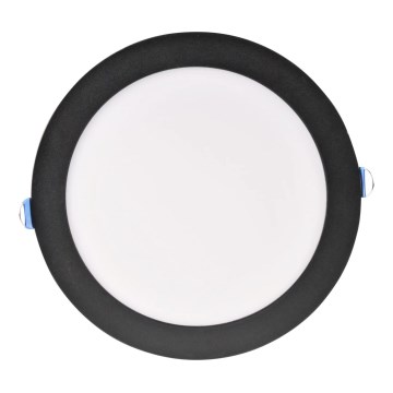 LED ugradno svetlo RIGEL LED/14W/230V 4000 K, prečnik 22 cm, crno