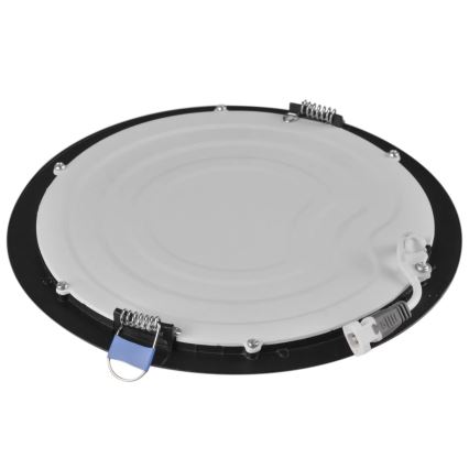 LED ugradno svetlo RIGEL LED/14W/230V 4000 K, prečnik 22 cm, crno