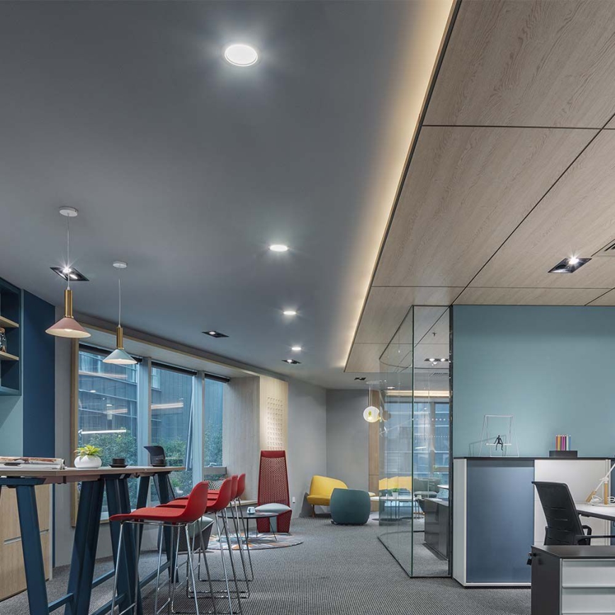 LED ugradno svetlo SAMSUNG čip LED/18W/230V 6500K Ø 22 cm bela