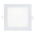 LED ugradno svetlo SQUARE LED/15W/230V 4200K 18,8x18,8 cm belo