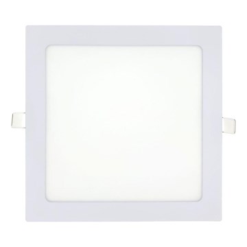 LED ugradno svetlo SQUARE LED/18W/230V 2700K 22x22 cm bela