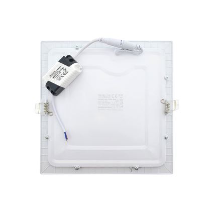 LED ugradno svetlo SQUARE LED/18W/230V 2700K 22x22 cm bela