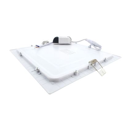 LED ugradno svetlo SQUARE LED/18W/230V 2700K 22x22 cm bela