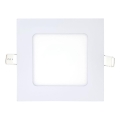 LED ugradno svetlo SQUARE LED/6W/230V 6500K 11,8x11,8 cm belo