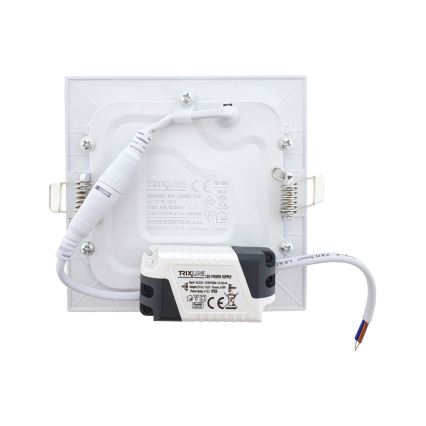 LED ugradno svetlo SQUARE LED/6W/230V 6500K 11,8x11,8 cm belo