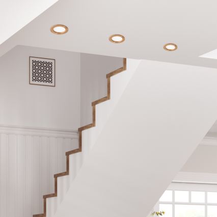 LED ugradno svetlo WOODY SPOT LED/12,5W/230V 3000K hrast prečnik 16 cm