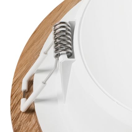 LED ugradno svetlo WOODY SPOT LED/12,5W/230V 3000K hrast prečnik 16 cm