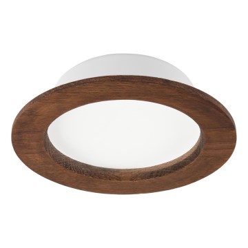 LED ugradno svetlo WOODY SPOT LED/12,5W/230V 4000K trešnja prečnik 16 cm