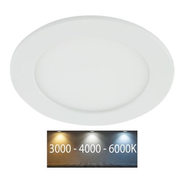 LED ugradno svetlo za kupatilo LED/12W/230V 3000/4000/6000K IP44