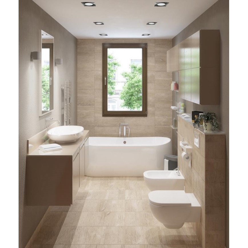 LED kupatilsko ugradno svetlo BONO LED/5W/230V 3000K IP65, sjajni hrom