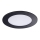 LED ugradno svetlo za kupatilo ROUNDA LED/6W/230V IP44 crno, prečnik 12 cm