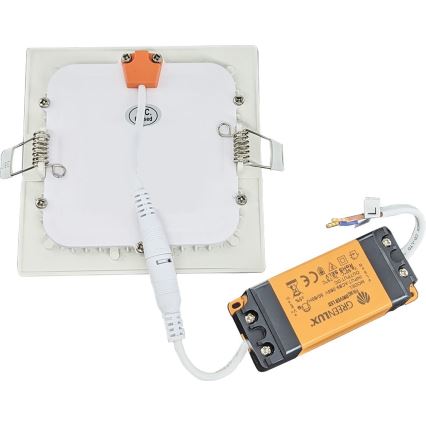 LED ugradna kupatilska svetiljka VEGA LED/18W/230V 2800K 22,5 cm IP44 snežno bela
