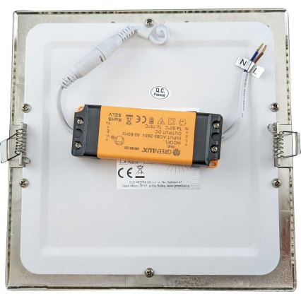 LED ugradno svetlo za kupatilo VEGA LED/18W/230V 3800K 22,5 cm IP44