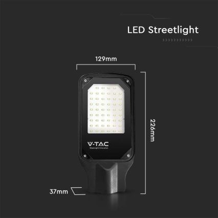 LED ulična lampa LED/30W/230V 6500K IP65