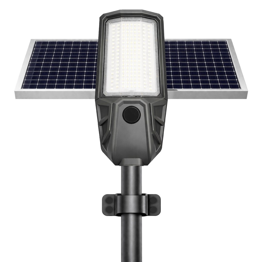 LED prigušiva ulična lampa sa senzorom i solarnim panelom KOBRA LED/400W/3,2V 24000 mAh IP65 antracit + daljinski upravljač