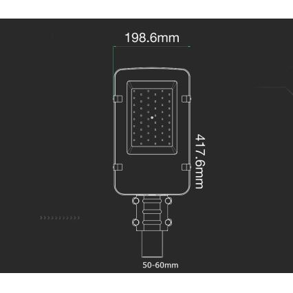LED ulična lampa sa SAMSUNG čipom, 30W/230V, 4000K, IP65