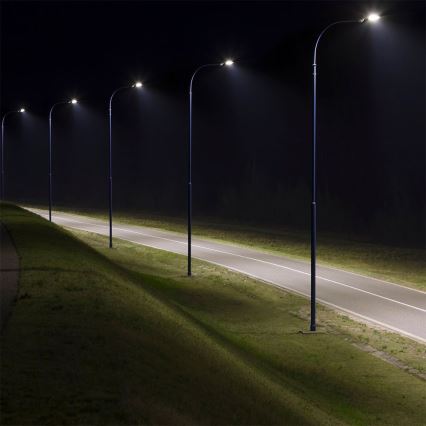 LED ulična lampa sa SAMSUNG čipom, 30W, 230V, 6500K, IP65, siva