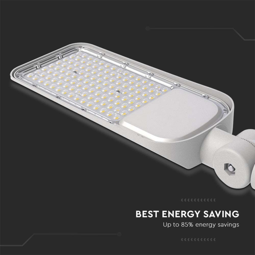 LED ulična lampa sa SAMSUNG čipom, 30W, 230V, 6500K, IP65, siva