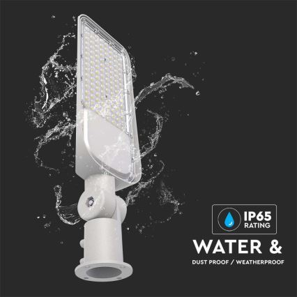 LED ulična lampa sa SAMSUNG čipom, 30W, 230V, 6500K, IP65, siva
