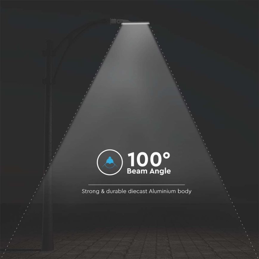 LED ulična lampa sa senzorom SAMSUNG CHIP LED/30W/230V 6500K IP65
