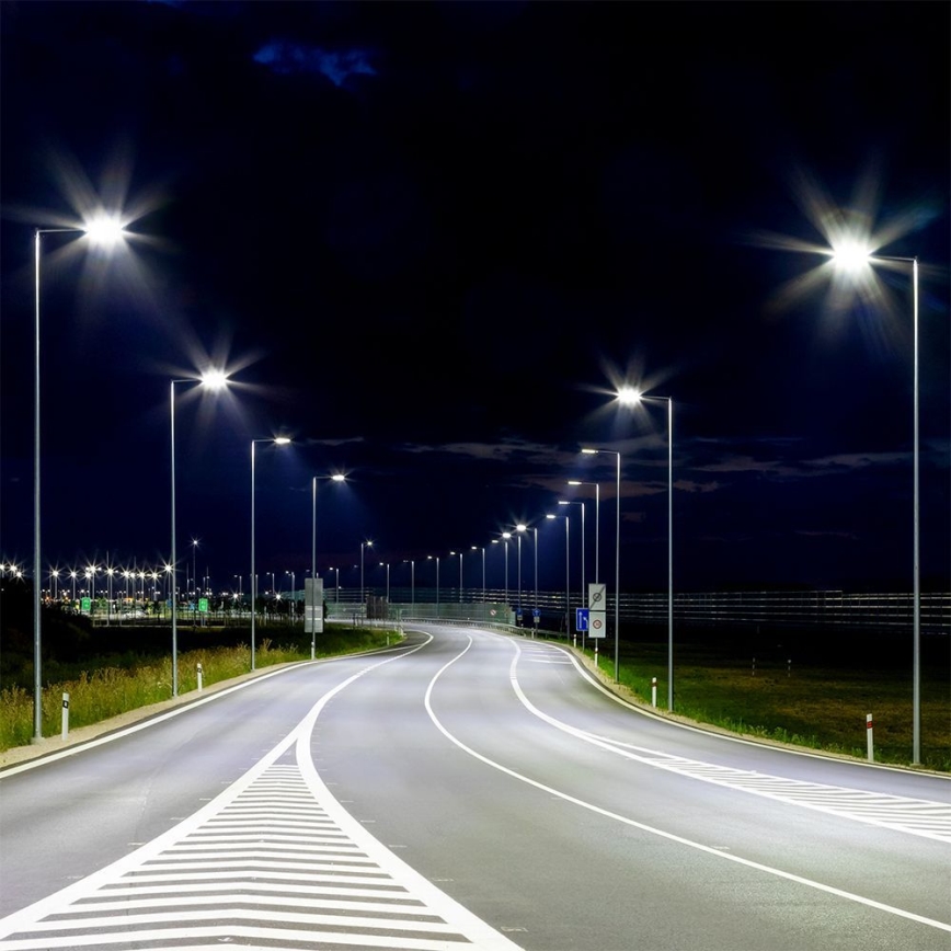 LED ulična lampa SAMSUNG čip LED/100W/230V 4000K IP65 siva