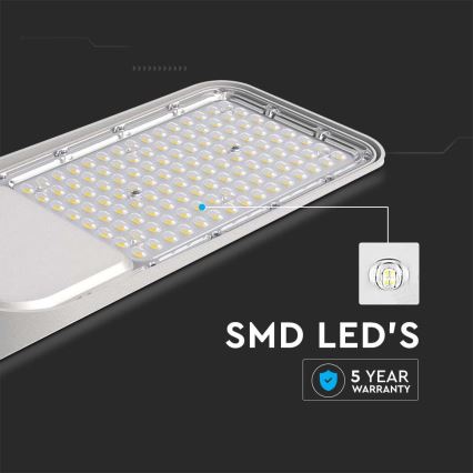 LED ulična lampa SAMSUNG čip LED/50W/230V 6500K IP65 siva
