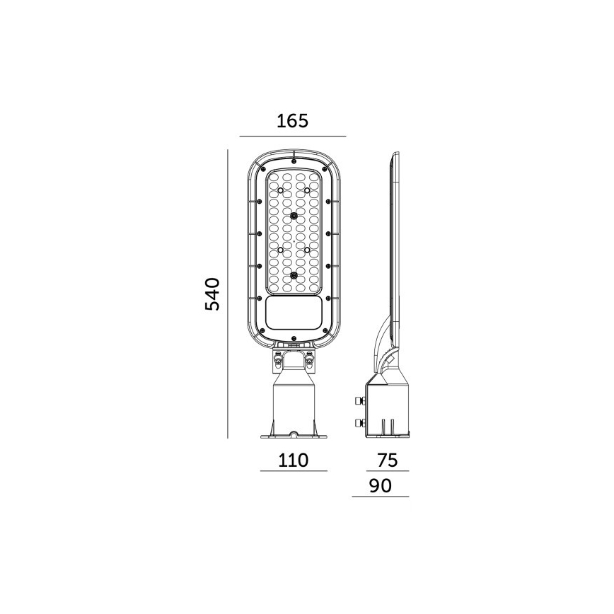 LED ulična svetiljka BRELUXO LED/150W/230V 4000K IP65