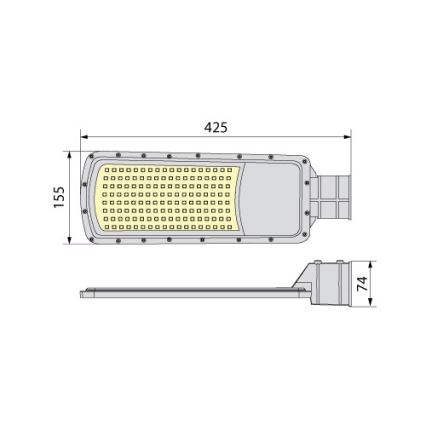 LED ulična svetiljka NOVUM PLUS LED/100W/230V IP65 4000K