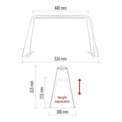 LED unutrašnja lampa za uzgoj biljaka GROW LED/15W/230V