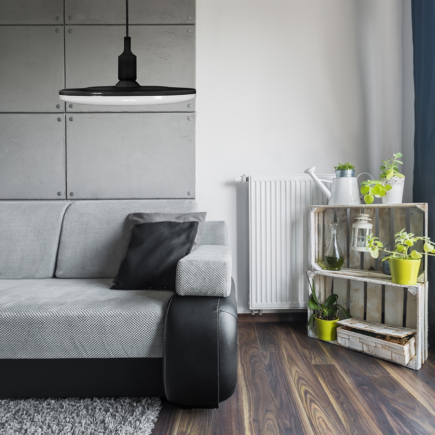LED viseća svetiljka KIKI 1xE27/15W/230V crna