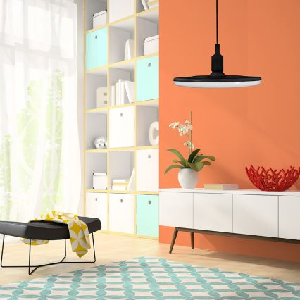LED viseća svetiljka KIKI 1xE27/15W/230V crna